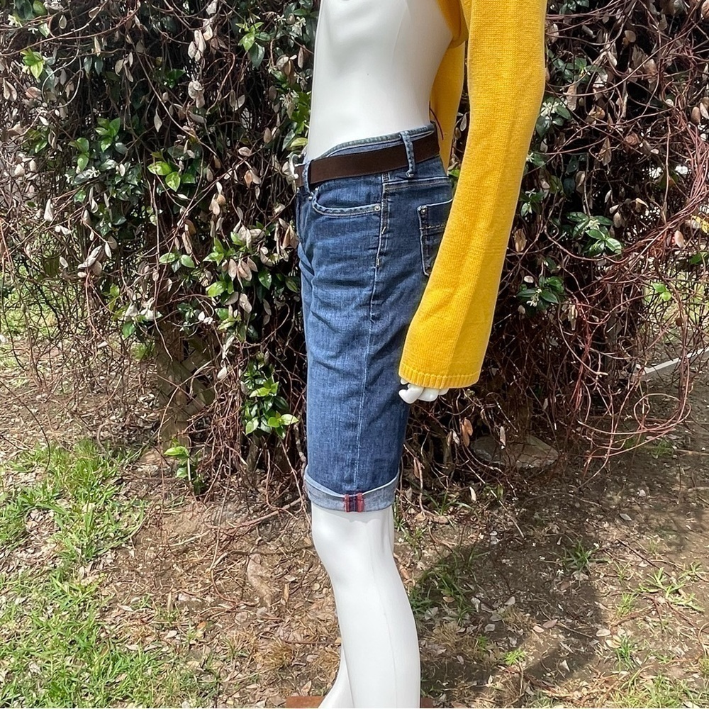 Banana Republic Classic Dark Wash Denim Bermuda Shorts - Picture 6 of 9